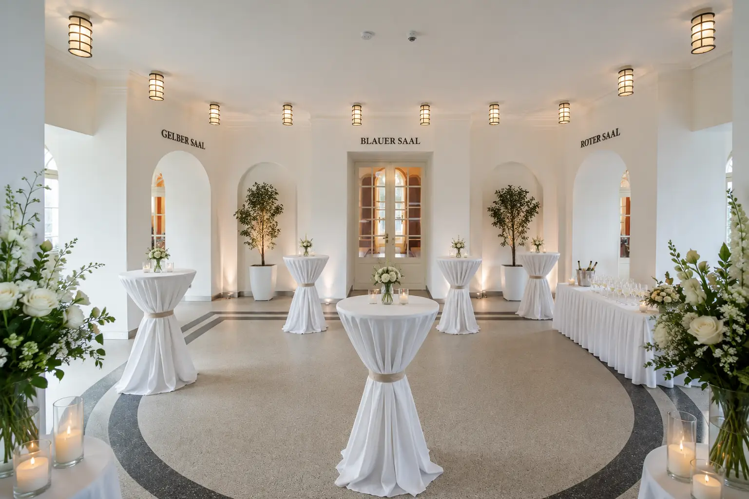 Geschäftlicher Empfang in der Orangerie Neustrelitz