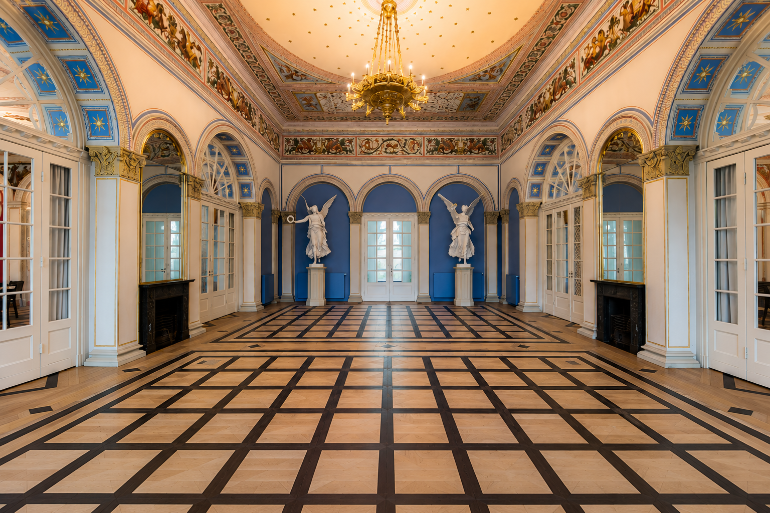 Blauer Saal der Orangerie Neustrelitz