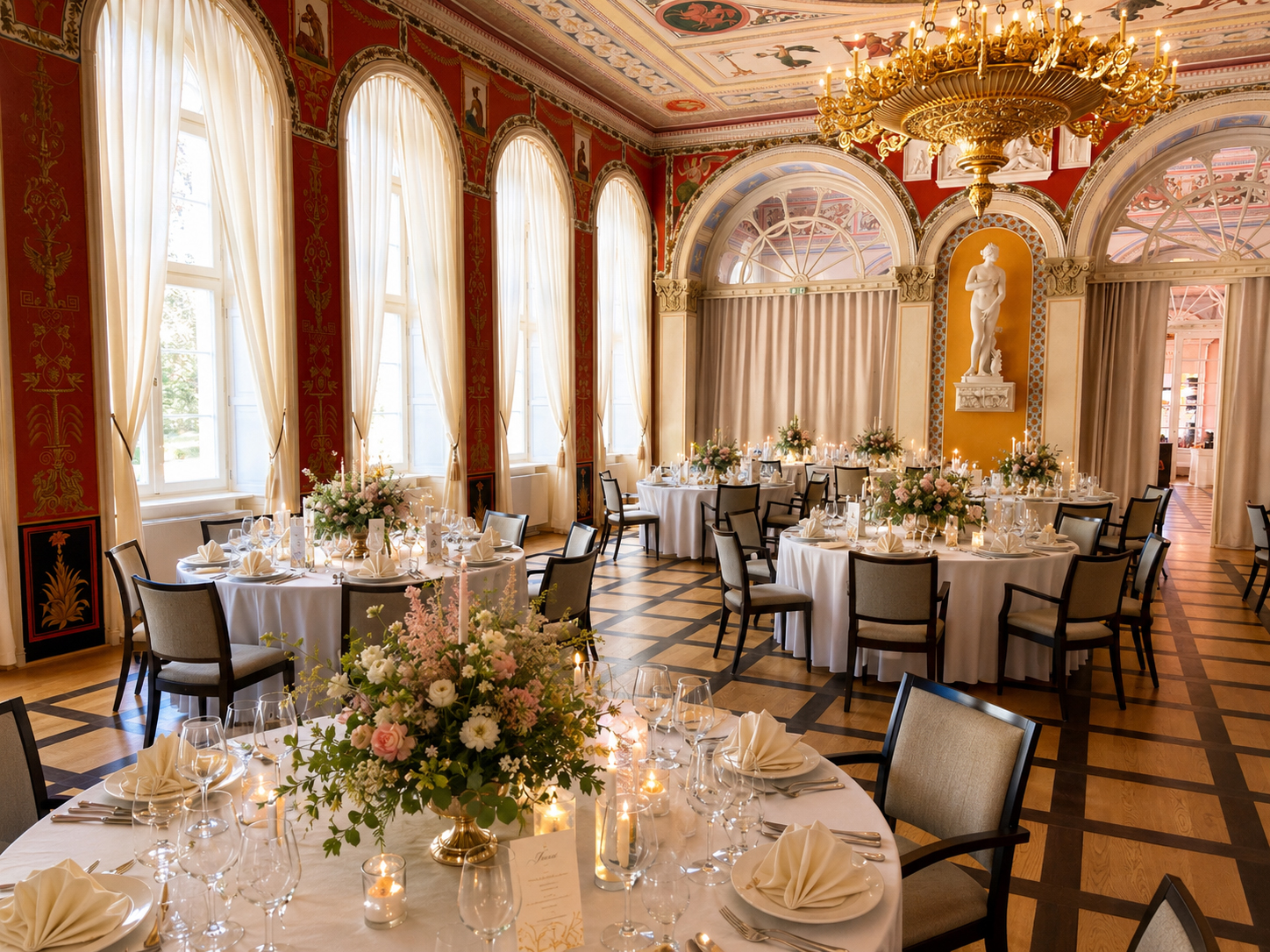 Gelber Saal der Orangerie Neustrelitz